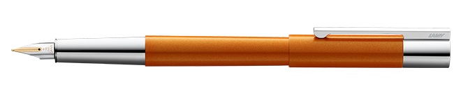 스칼라 만년필 인피니트 오렌지 14K EF 세트